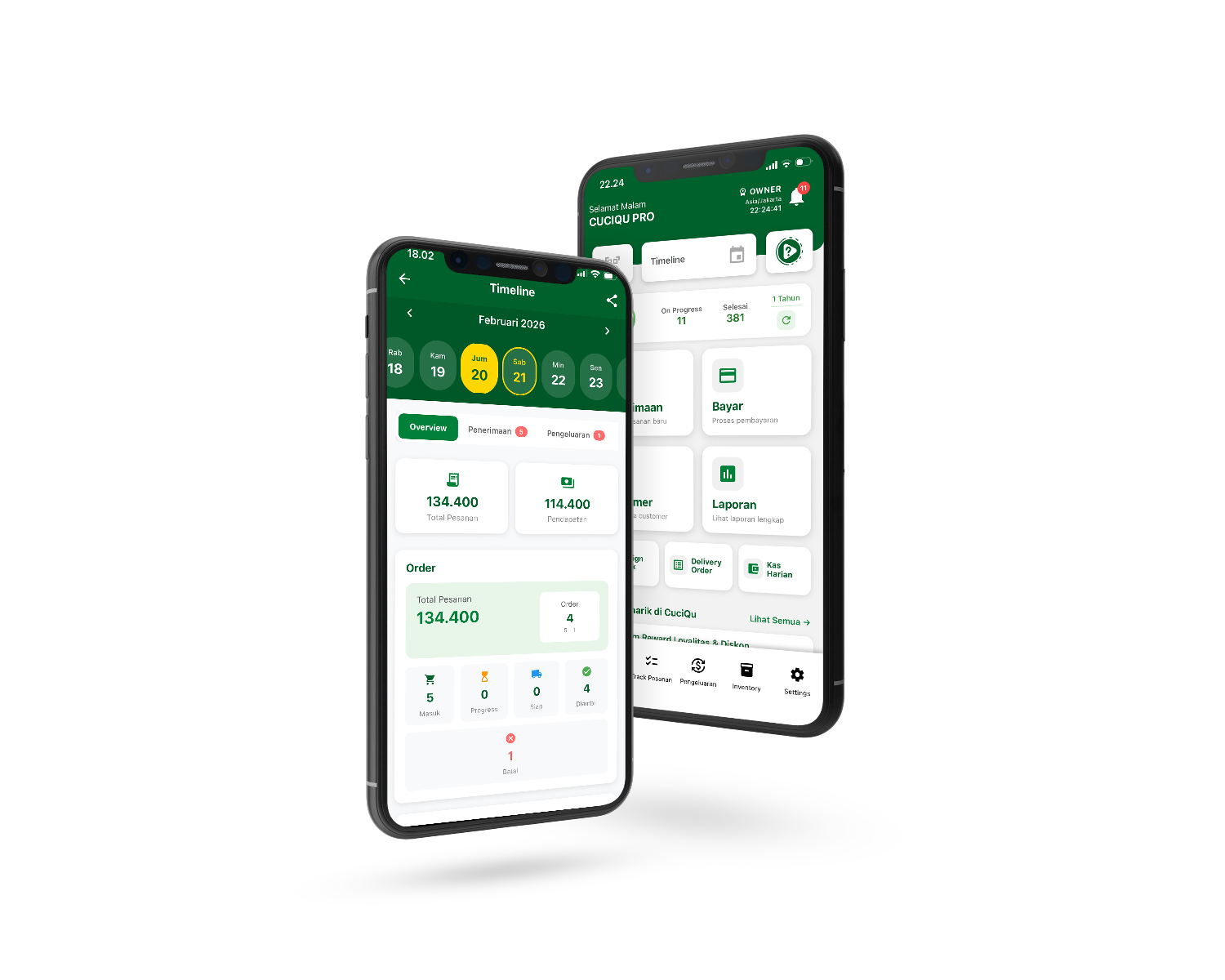 Aplikasi Kasir Laundry - Smart Alert System