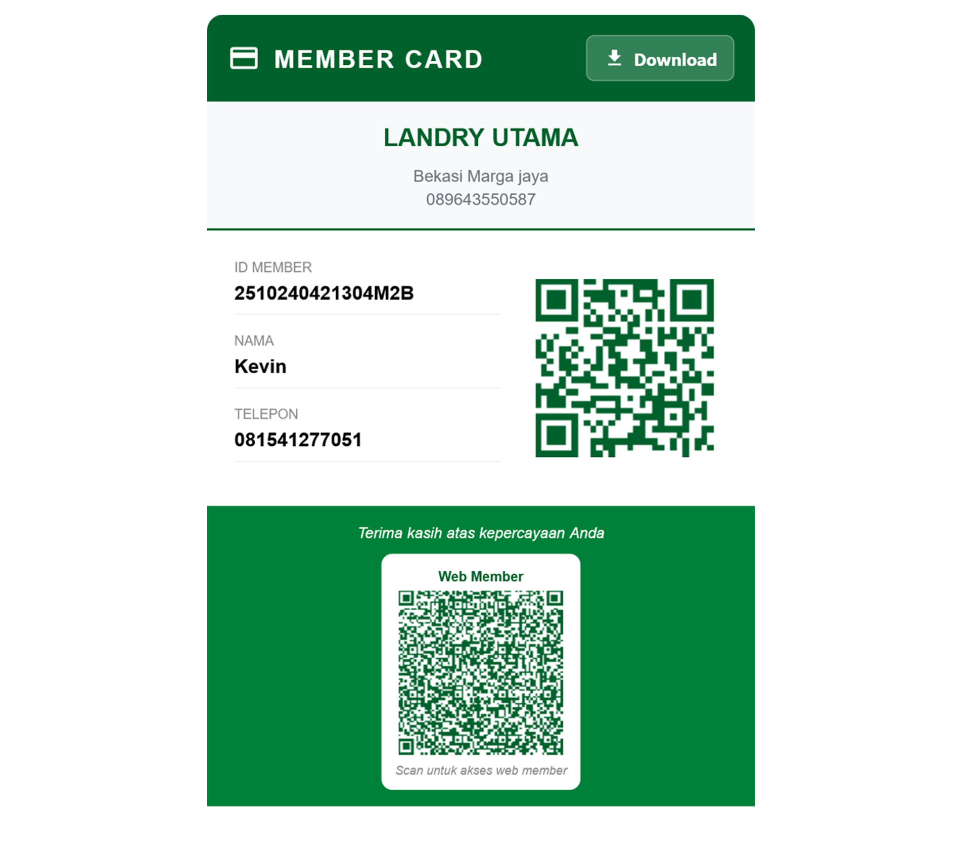 Rekomendasi Aplikasi Kasir Laundry - Kartu Member Digital