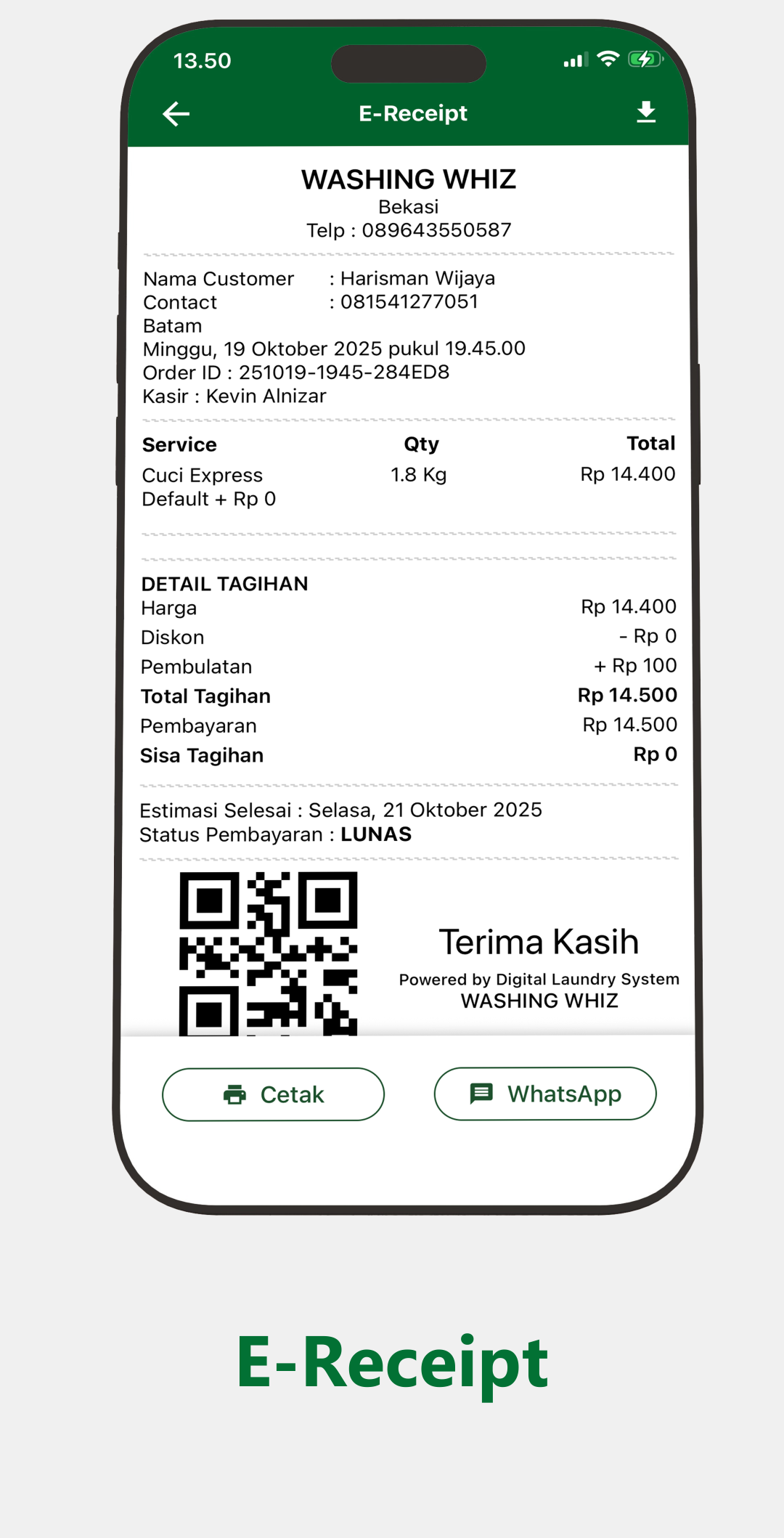Rekomendasi Aplikasi Kasir Laundry - E-Receipt Digital