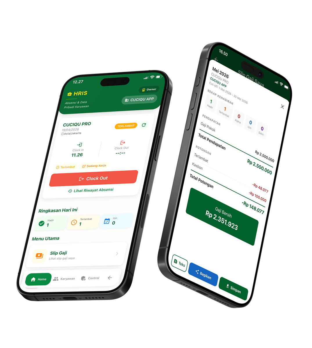 Aplikasi Kasir Laundry - HRIS Karyawan Terintegrasi